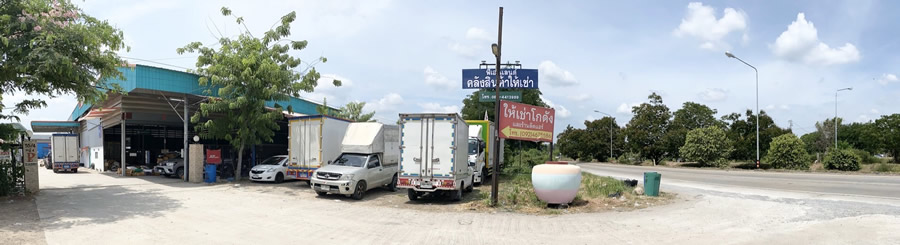 โกดังให้เช่าสระบุรี ทางเข้าโครงการ PS LAND
